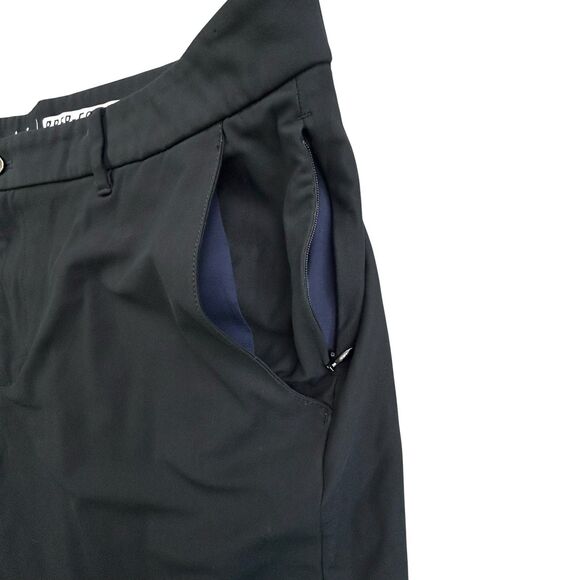 Johnnie-O Prep Formance Shorts Men's 40 Black Golf 10” Inseam Stretch Flat Front - Picture 2 of 11